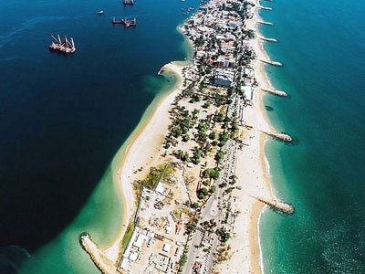 Benguela ocean port area